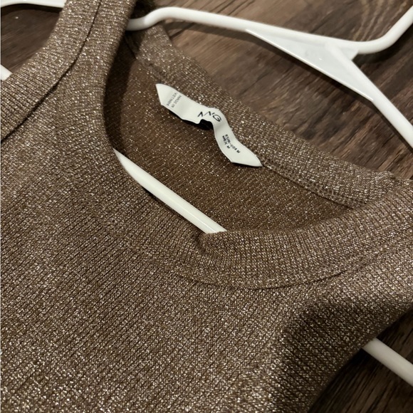 Mango Metallic Ribbed Tank Top - Picture 3 of 6